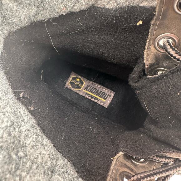 Sorel Women's Brown Leather Slimpack Lace II Boots Size 8 - Picture 11 of 11